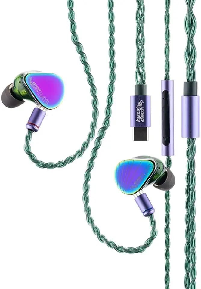 Moondrop Rays USB-C Gaming Kopfhörer DSP Gaming Soundkarte LEM Co-Tuned mit vielen professionellen Spielern
