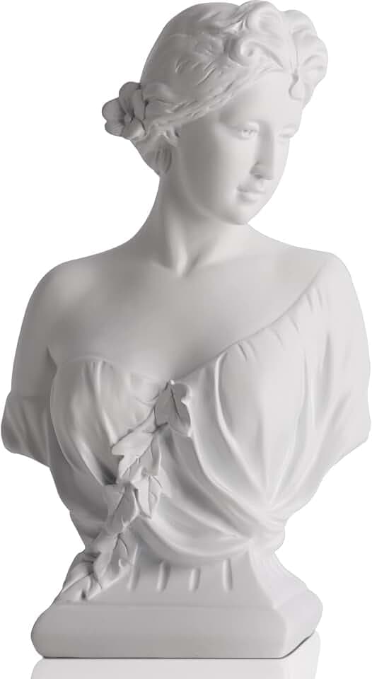 WUBIANJIE Griechische Göttin Artemis Statue, 30,5 cm, groß, für Büro, Bücherregal, Zuhause, verkleiden Sie sich aus Kunstharz, Statue der jungen Göttin Venus, Gipsstatue für Sammlerporträt-Liebhaber