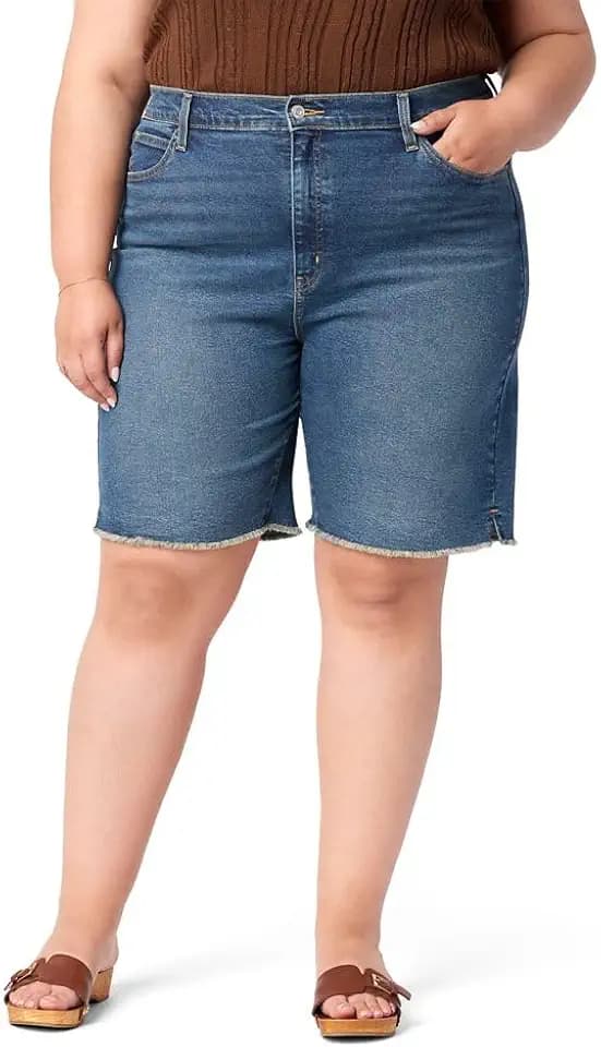 Levi Strauss Signature Gold Women's (Obsolete) Heritage High Rise 9" Bermuda Short (Available in Plus Size)
