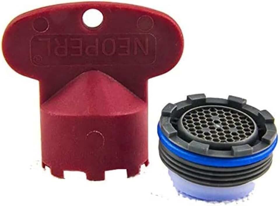 Roca Original-Ersatzteile – Strahlregler-Set 21,5 V Cache + Ersatzschlüssel – Wasserhahn – Original-Wasserhahn – Luftsprudler – Luftsprudler – Originalersatzteile – A525004700