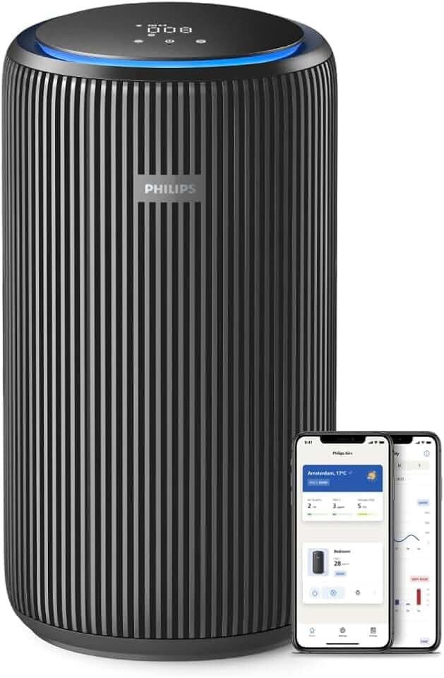 Philips PureProtect Luftreiniger Serie 4200, Schwarz, für Räume bis 156 m²