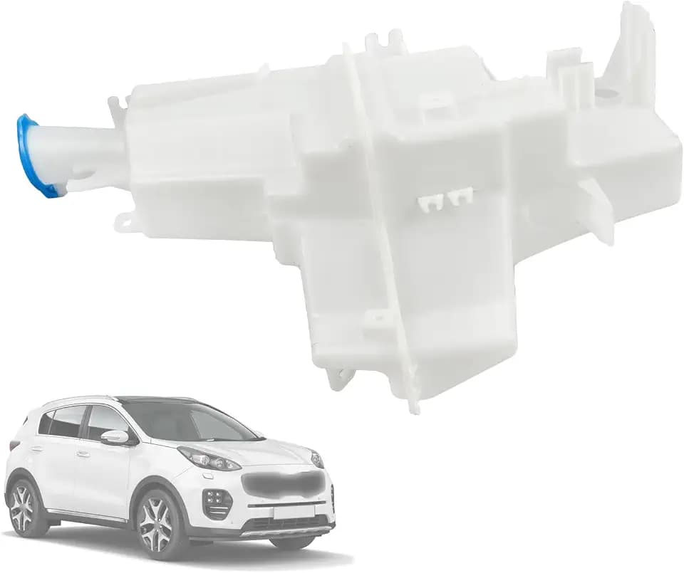 Windshield Wiper Washer Fluid Reservoir 98610D9001 w/o Motor & Water Pipe & Sensor Hole Compatible with Kia Sportage 2017 2018 2019 2.0L 2.4L Replace 98610-D9001