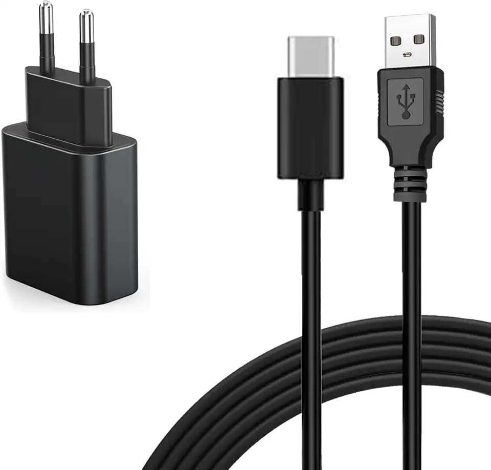 Beheizte Weste Akku Ladegerät Kompatibel mit ORORO Burngogo SOLJIKYE Rasfalo Vapesoon Heizjacken, Kapuzenpullis, Handwärmer, Sitz, Socken, Schal, Handschuhe 5V 2A Ersatz USB Strom Netzteil Kabel