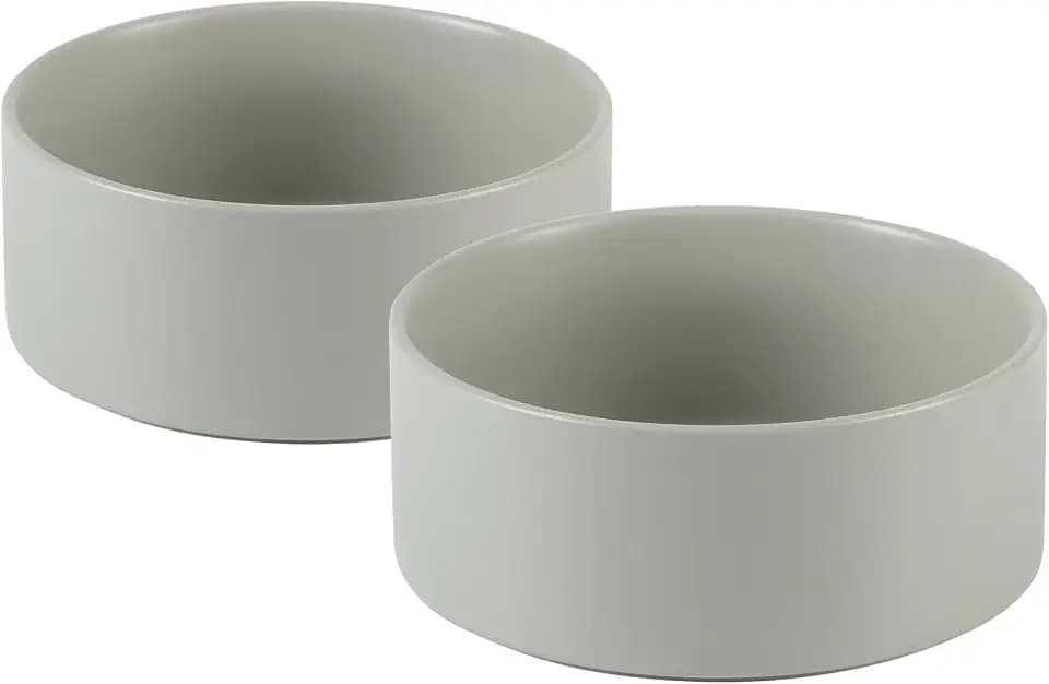 Havniva Keramik-Hundeschalen, 13 cm Futterschale und Wasserschale 2er-Set