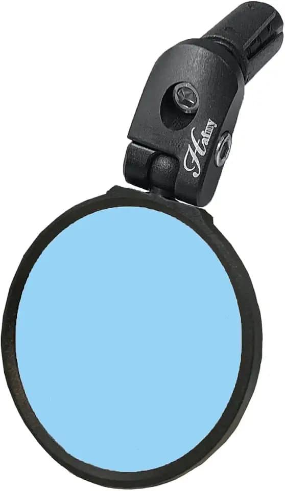 Hafny Lenkerenden-Fahrradspiegel, HD, strahlbeständig, Glasspiegel, HF-MR090, HF-M951-FR03, HF-M952-FR03 (blendfreies blaues Glas, 68 mm)