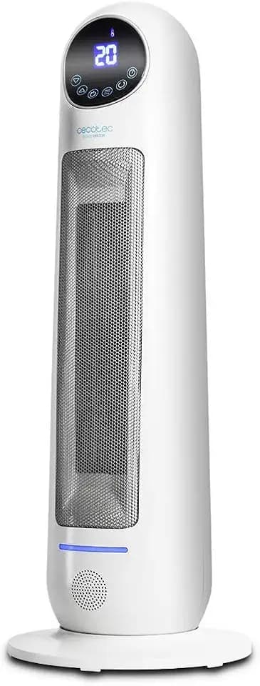 Cecotec Keramisches Heizgerät ReadyWarm 10100 Smart Ceramic. 2200 W Keramisches Heizgerät mit digitalem Bildschirm, Fernbedienung und 3 Modi mit einstellbarem Thermostat, 22 m²