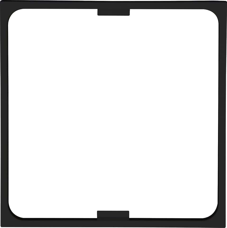 Kopp HK07 - Zwischenrahmen für 50x50DIN Geräte, Farbe: schwarz matt - (10 Stück)