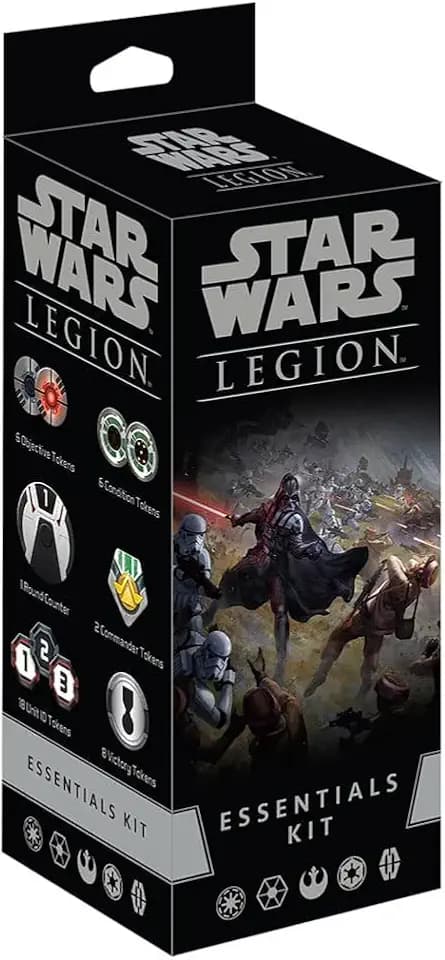 Star Wars: Legion ESSENTIALS KIT - Your Ultimate Companion for Epic Galactic Battles! Tabletop Miniatures Strategy Game for Kids & Adults, Ages 14+, 2 Players, 3 Hr Playtime, Made by Atomic Mass Games