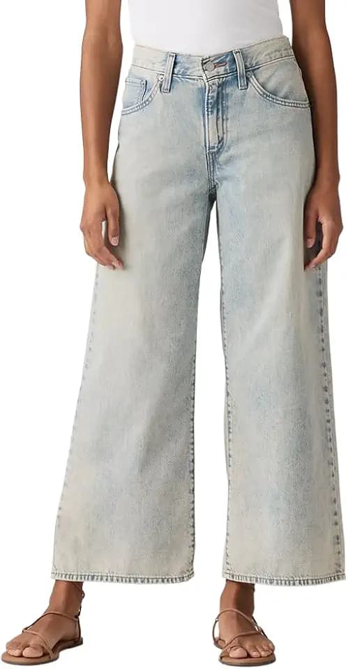 Levi's Women's Middy Wide Leg Ankle Jeans