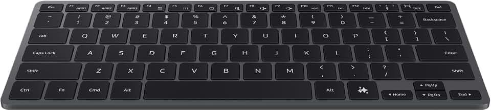 Samsung Smart Keyboard, Bluetooth Multi-Device Keyboard for Galaxy Phones, Tablets & Laptops, Slim Lightweight Design, AI Shortcut Key, Long Battery Life, EJ-B7800UBEGUJ, Dark Gray
