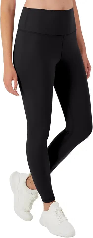 Hanes Womens Leggings Clothing, Moves 7/8 Soft Leggings with Pocket, Moisture Wicking Women's Clothing, Pants, 25" Inseam