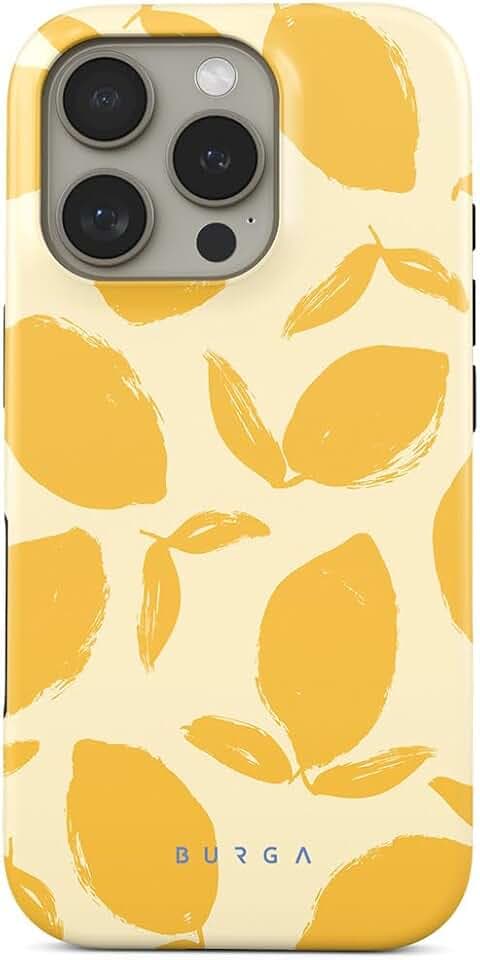 BURGA Unisex Phone Case for iPhone 16 Pro Max – Dual-Layer Design with Shock-Absorbing Silicone & Durable Exterior, Scratch-Resistant Finish and Raised Bezel Edge for Screen Protection & Daily Use
