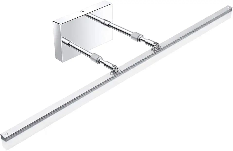 Aipsun 31.5 inch LED Vanity Lights Adjustable Bathroom Light Fixtures Bathroom Lighting Fixture Over Mirror Chrome Modern Vanity Lighting 5500K