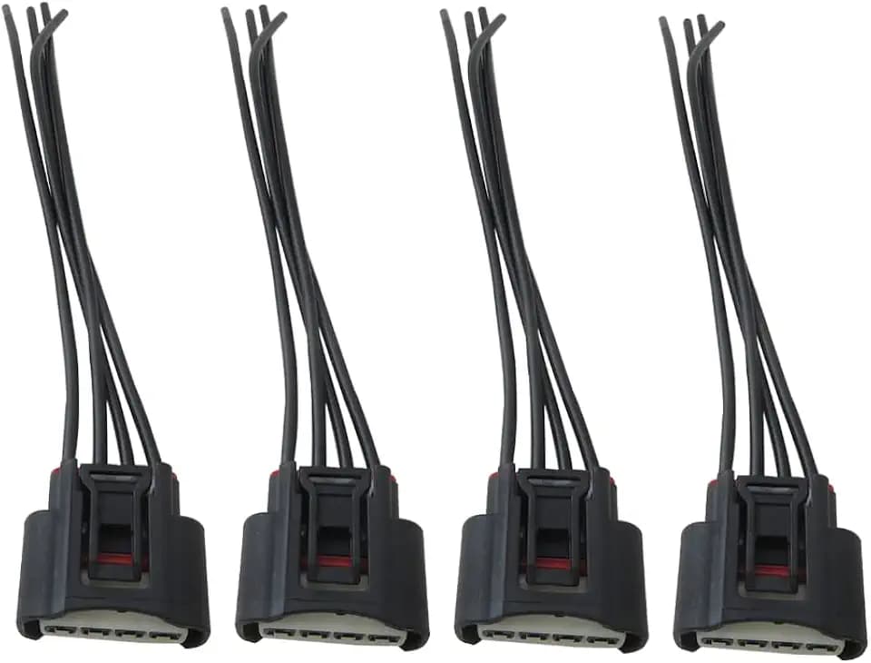 2024 New 4pcs Ignition Coil Female Connector Plug Harness for 2009-2014 Toyota Venza 3.5L