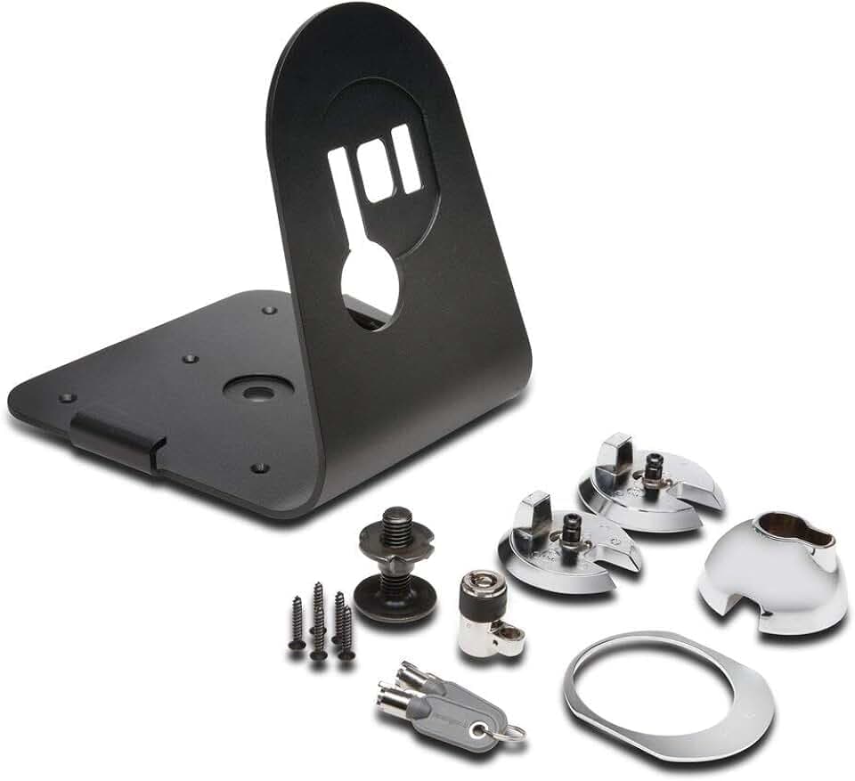 Kensington SafeStand Universal Keyed Locking Station for iMac (K67822WW), Chrome