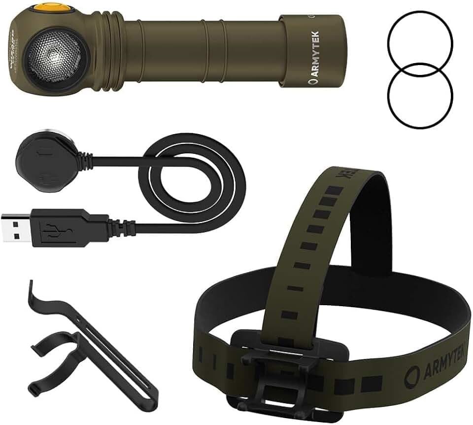 Armytek Wizard C2 Pro Magnet USB Olive Kaltweiss