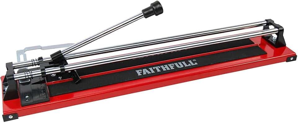Faithfull FAITLC600 Wand- und Bodenfliesenschneider, 600 mm (24 Zoll) quadratisch, 425 mm Diagonale, 12 mm dicke Schnittkapazität