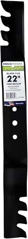 MaxPower 331376XB USA MADE Commercial Mulching Mower Blade