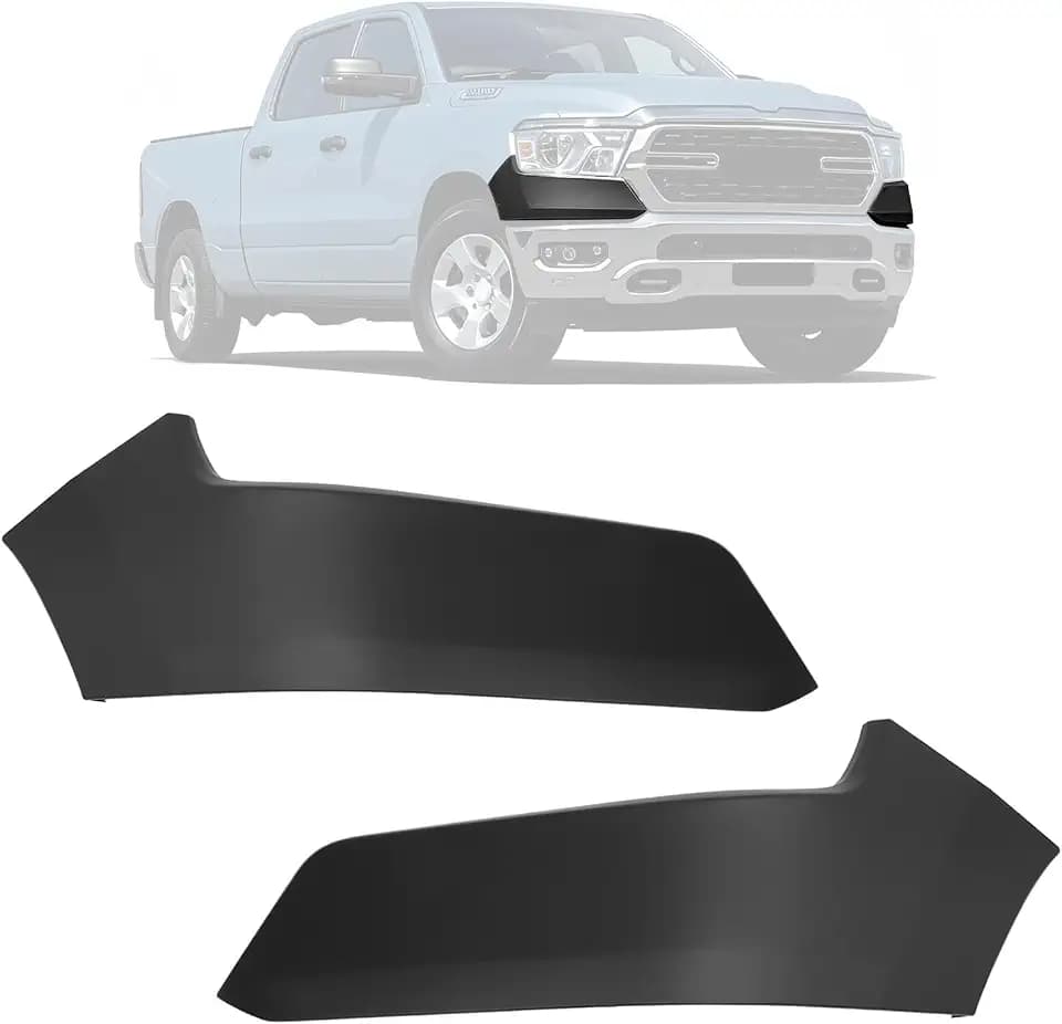 KUAFU Bumper End Filler Panel Kit Compatible with 2019-2024 Ram 1500 Matted