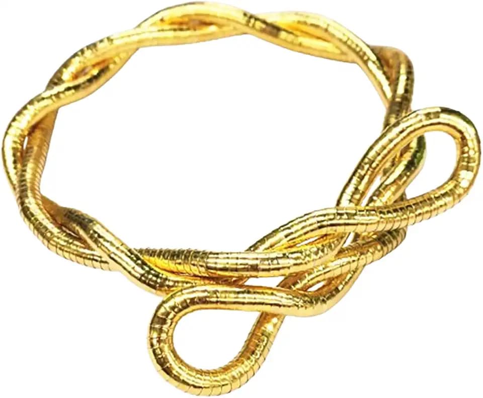 Bendable Necklace For Women Flexible Multi-Versatile Infinite Loop Necklace Armband Bracelet Hip Hop Wrap Around Snake Necklaces Jewelry Accessories For Women Men