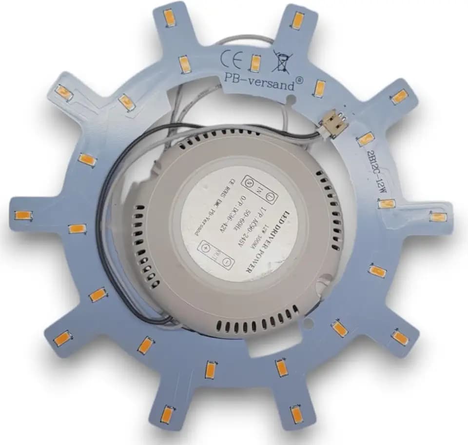 PB-Versand LED Modul 12 Watt warmweiß - Umbau Set für Deckenleuchte Ringlampe Deckenleuchte Rundlampe Röhrenlampe G10q