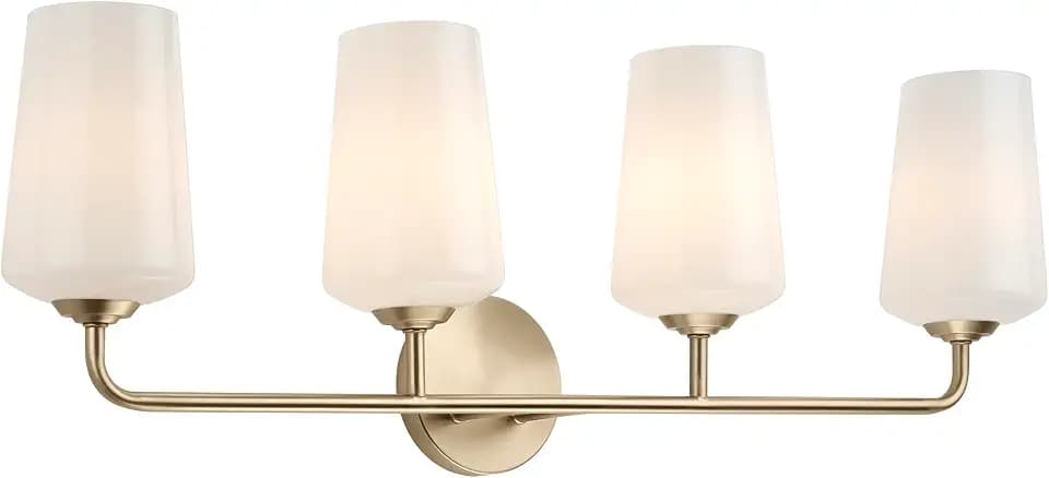 Progress Lighting Celino 4-Light Bath Vanity Light, Champagne Bronze