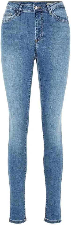 VERO MODA Damen Female Vmsophia Hohe Taille Skinny Fit Jeans