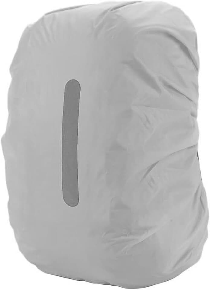 Regenschutz für Rucksäcke mit reflektierenden Streifen, 15L-100L, wasserdichter Rucksack-Regenschutz, Schultasche für Wandern, Camping, Reisen, Radfahren