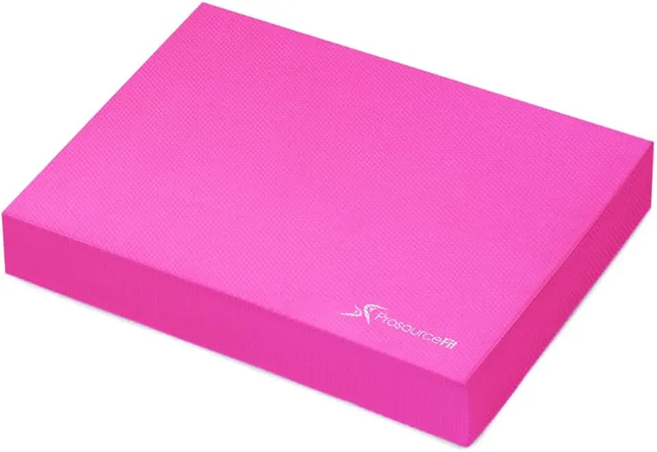ProsourceFit Übung Balance Pad - Rutschfeste gepolsterte Schaumstoffmatte & Knieschoner für Fitness und Stabilitätstraining, Yoga, Physiotherapie