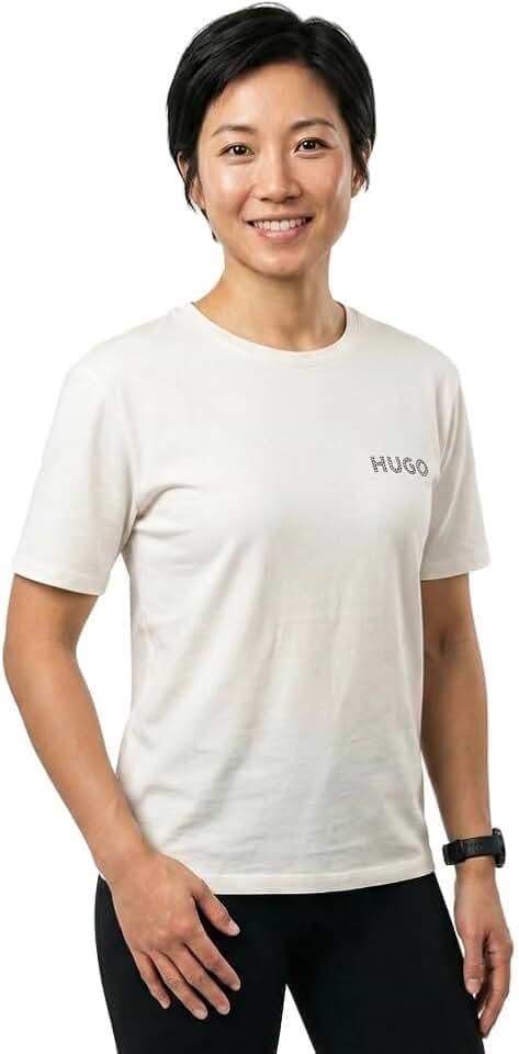 HUGO Damen Casual T-Shirt 10277507 01 Pyjama_T_Shirt