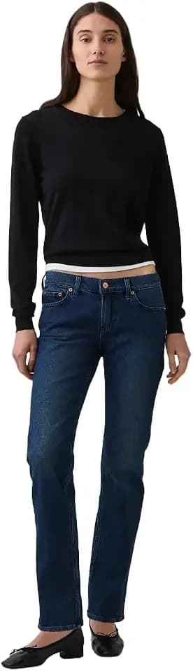 GAP Women's Low Rise Straight Fit Denim Jeans