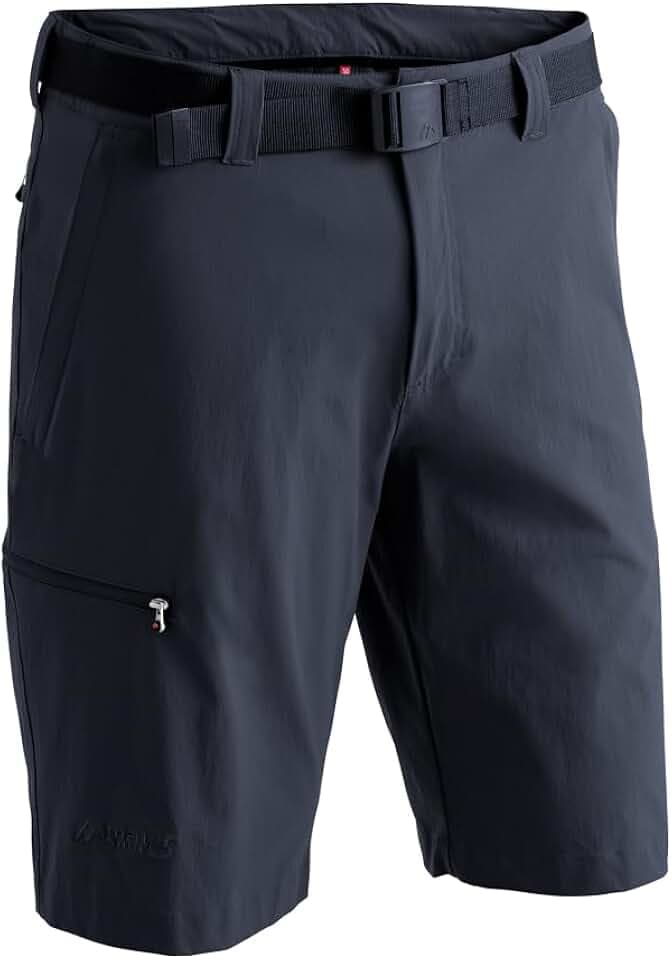 Maier Sports Huang, Kurze Herren Wanderhose, Wasserabweisende Bermuda