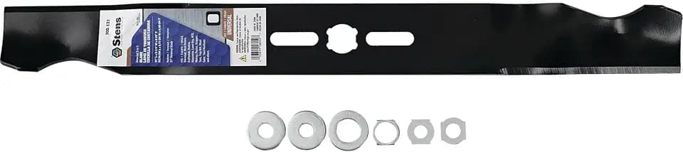 Stens 300-121 Universal 3-in-1 Blade Compatible with/Replacement for Universal Most Bolens, Craftsman, Toro, Troy-Bilt, Weed Eater, Walk Behind mowers with 21'' Deck 33402 Black