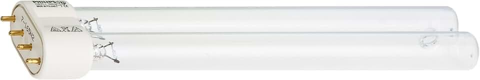 OASE 56236 Ersatzlampe UVC 18 W - UVC-Lampe, passend für Bitron C 18 W und FiltoMatic CWS 6000, zur Algenbekämpfung, Weiß