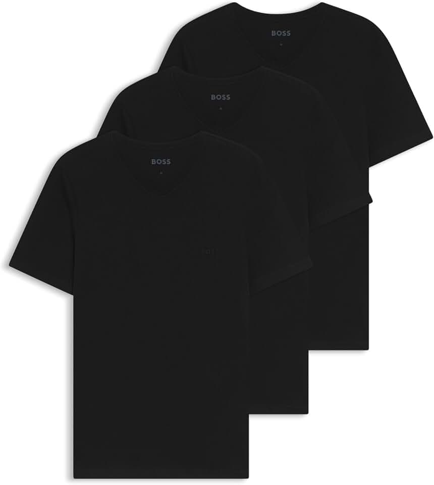 BOSS Herren T-Shirt Vn 3p Co T-Shirt (3er Pack)