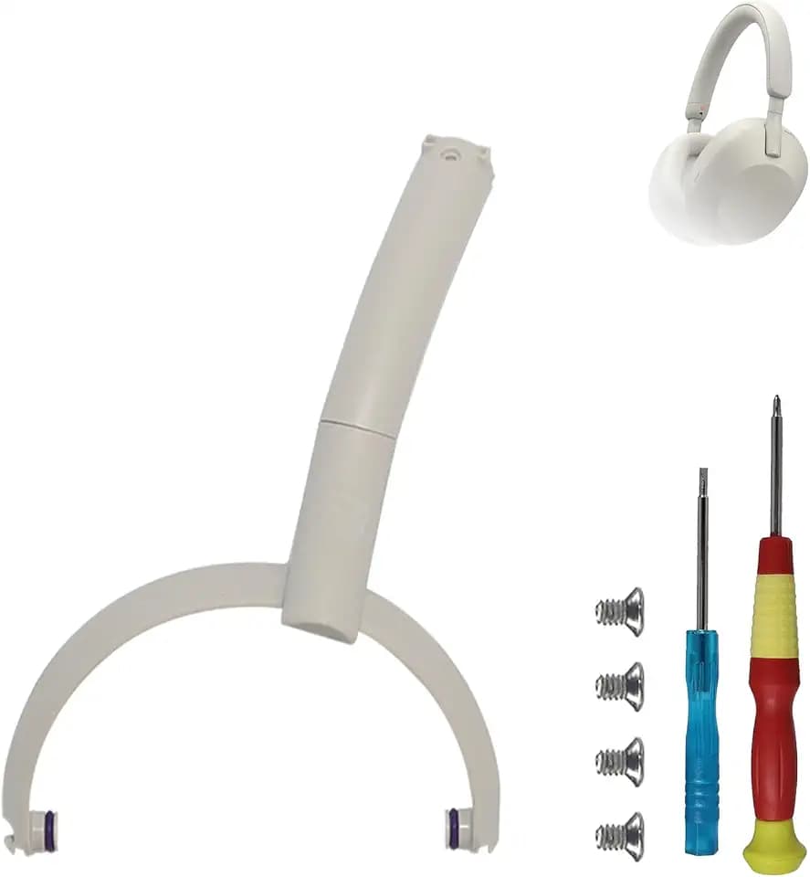 Adhiper Swivel Hinge Repair Kit for Sony WH-1000XM5 Headphone,Silver-Right