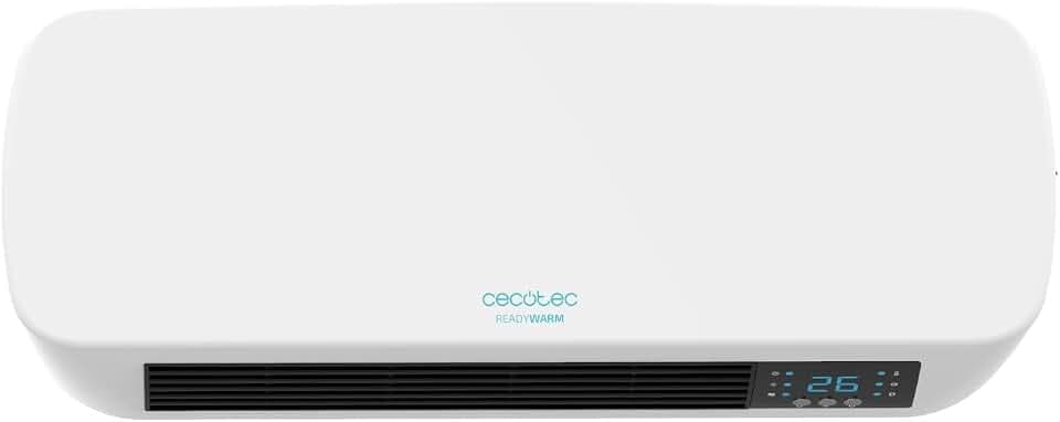 Cecotec Keramik-Wandheizlüfter ReadyWarm 5200 Box Ceramic, 2000 W, IPX2