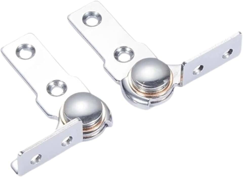 90 Degree Arbitrary Stop Hinge,304 Stainless Steel Torque Shaft Hinge2.0 N.M,for Household Appliance Doors, Cabinet Doors, Makeup Mirror cabinets, cabinets, Folding Tables, Windows, Boxes,Silver