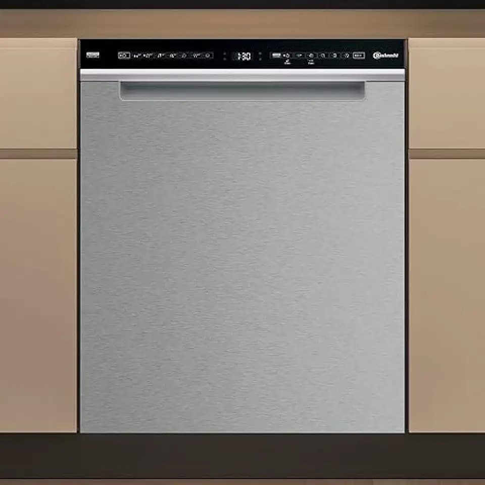 Bauknecht B7U HS51 X Unterbau-Geschirrspüler/60 CM/15 Maßgedecke/PowerClean Pro-Effektive Hochdruckdüsen/Natural Dry-Automatische Türoffnung-Bessere Trocknung/MaxiSpace-Mehr Innenraum