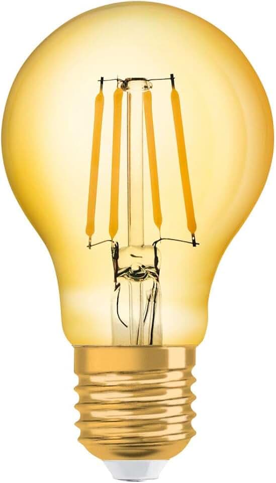 OSRAM LED Vintage Edition 1906, Sockel: E27, Nicht Dimmbar, Warmweiß, Filament Gold