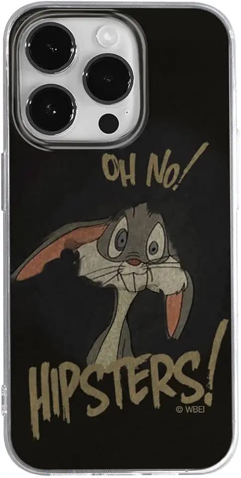 ERT GROUP Handyhülle für Apple iPhone 14 PRO Original und offiziell Lizenziertes Looney Tunes Muster Bugs 005 optimal an die Form des Handy angepasst, hülle aus TPU