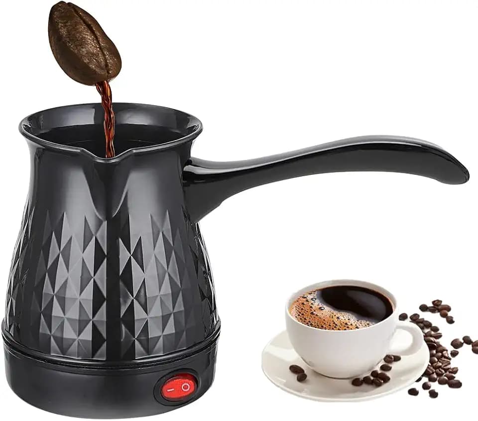 Türkischer Mokkakanne Kaffeekocher, 500 ML Türkische Kaffeekanne Espressokocher, Türkische Cezve-Kaffeekanne, Mokkakanne, Milchkanne, Türkischer Kaffeekocher, Mocha Turkish Coffee Pot