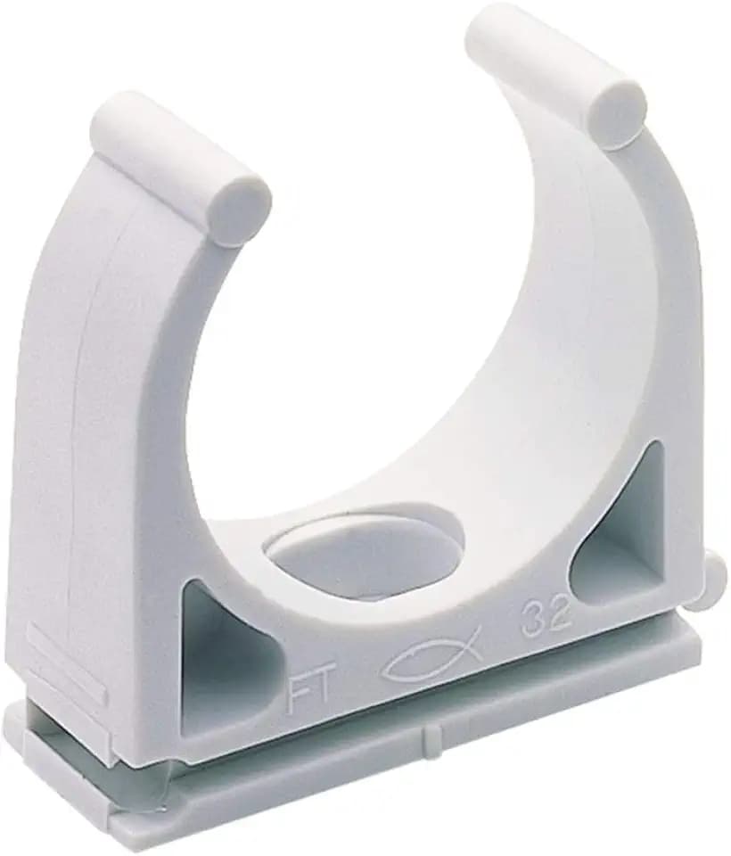 fischer - Clip Ft 25. PVC-Clip oder Klemme zur Befestigung von Kabeln. (100 Stück)