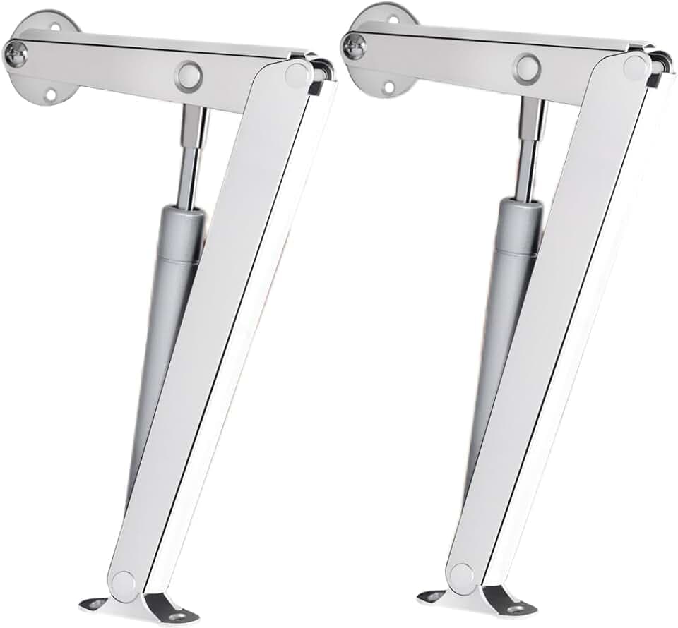 200N-60lbs Chest Heavy Duty Soft Close Lid Support Hinges Large & Long Chest Hinges for Wooden Box, Slow Lowering Pneumatic Heavy Lid Lifter Gas Struts