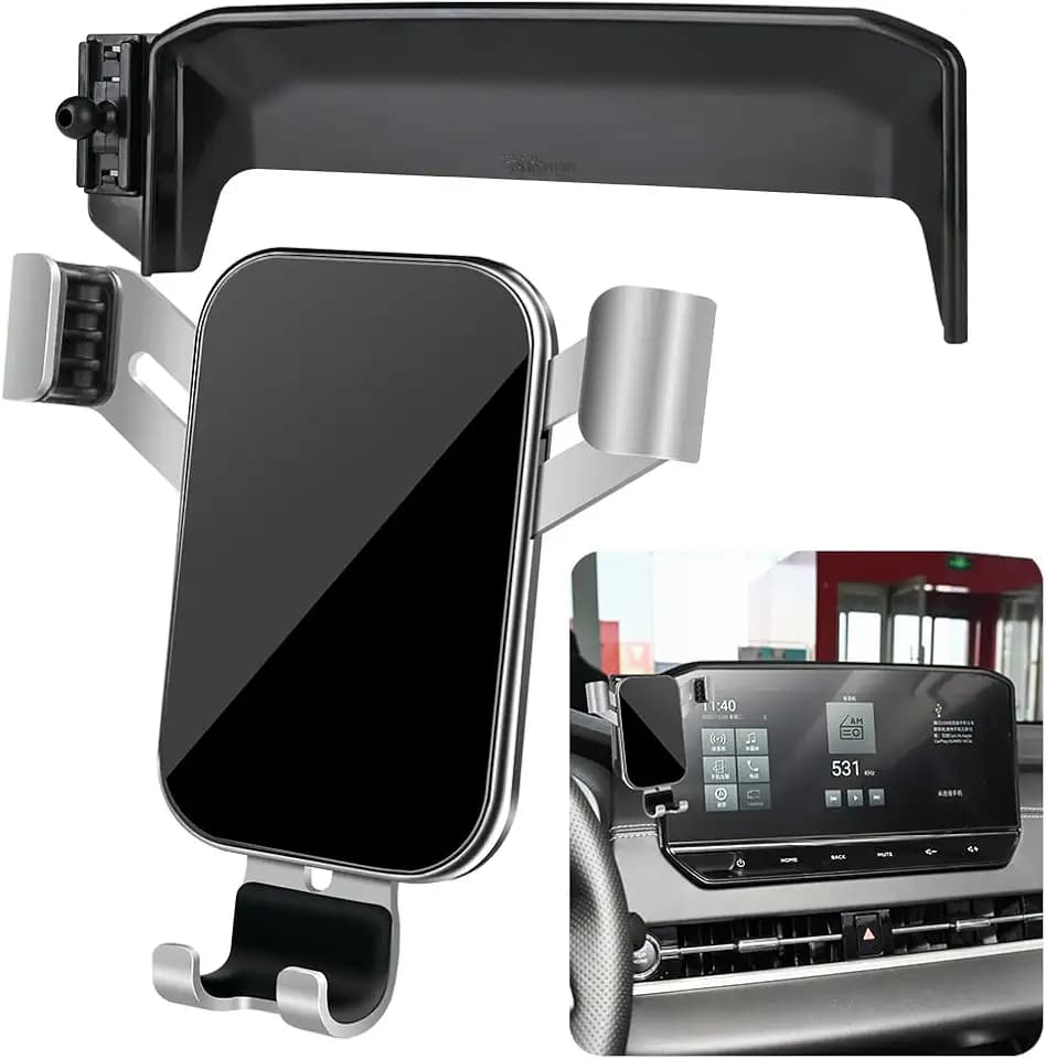 Car Phone Holder for Mitsubishi Outlander 2022 2023 2024 [only for 9 inch Screen] Auto Interior Accessories Best Cell Phones Mount Cellphone Mobile Cradle Charging Navigation Bracket