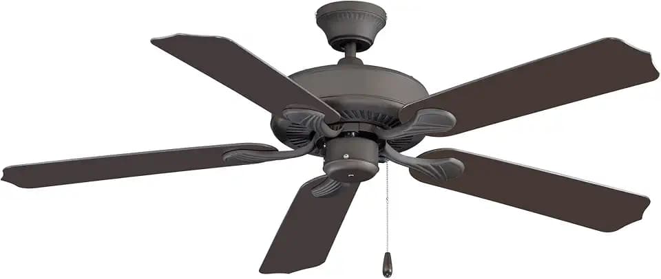 RP Lighting + Fans Sunset 52" 5 Blade Indoor/Outdoor Ceiling Fan - Oil Rubbed Bronze