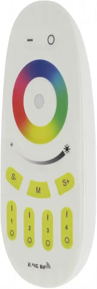 Vision-EL 77649 Fernbedienung für LED-Band, ABS, weiß, L x B x H 120 x 52 x 20 mm