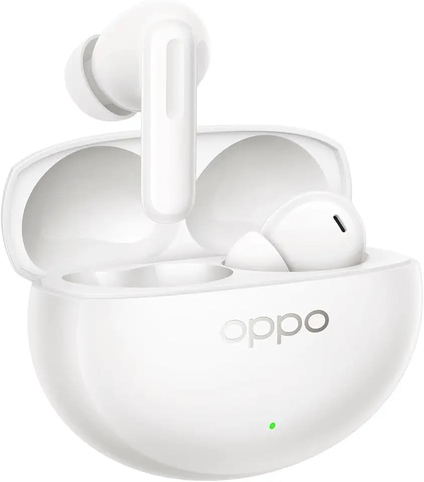 OPPO Enco Air5 Pro In-Ear-Kopfhörer, Bluetooth 6.0, 55dB ANC, Pearl White