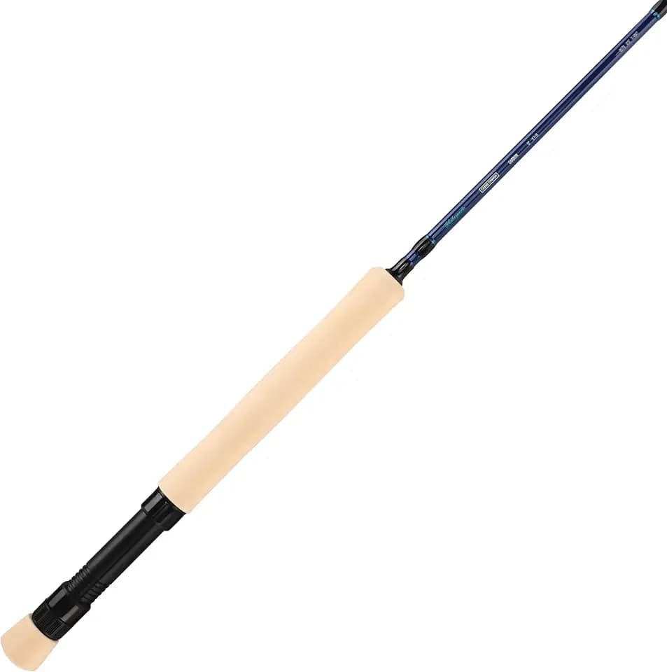 Shakespeare Cedar Canyon Carbon Fliegenrute, 4-teilige leichte Carbon Composite Blank mittel-schnelle Aktion, Edelstahl-Führungen, Eva-Schaum Griff, tragbare - in verschiedenen Größen erhältlich