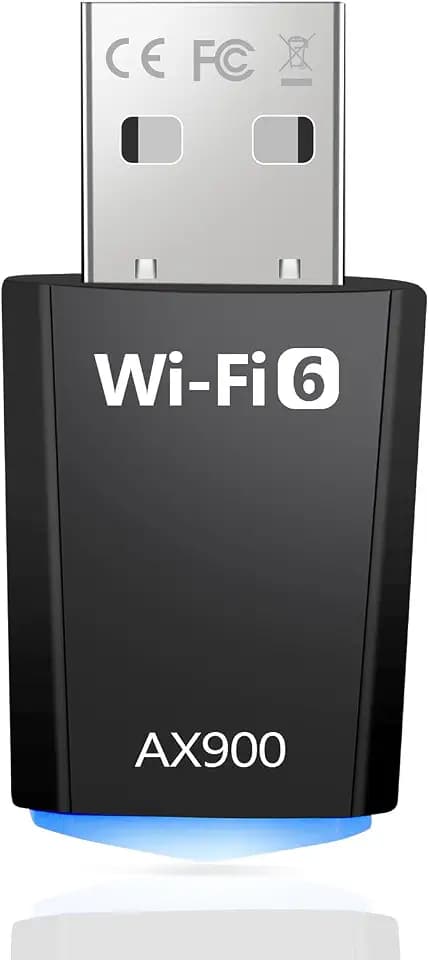 WLAN USB Stick für PC, AX900 WiFi 6 WLAN WiFi Adapter PC Dual Band 2.4GHz/5GHz WLAN USB-Adapter Internet Stick Kompatibel mit Windows 11/10/7